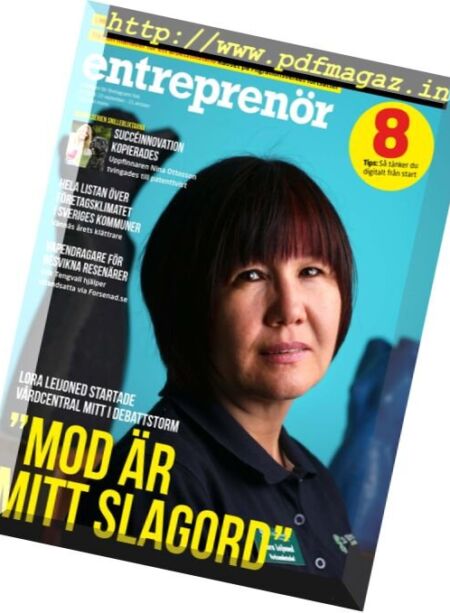 Entreprenor – Nr.7, 2016 Cover