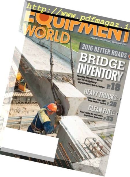 Equipment World – November 2016 Cover
