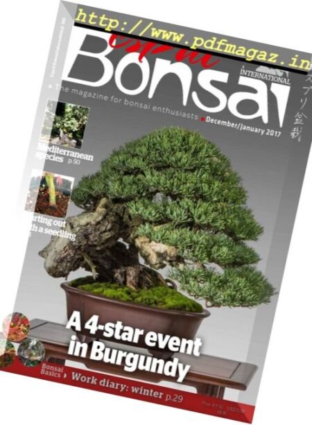 Esprit Bonsai International – December 2016 – January 2017 Cover