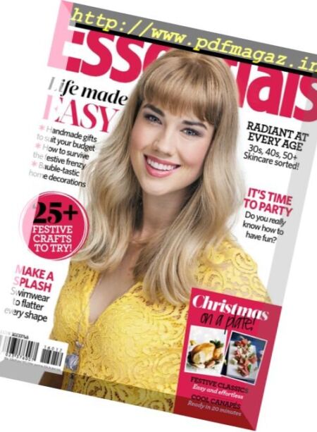 Essentials South Africa – December 2016 Cover