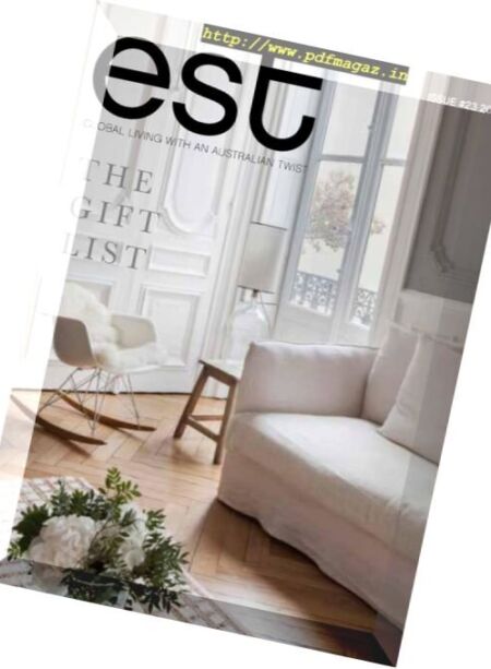 Est Magazine – Issue 23 2016 Cover