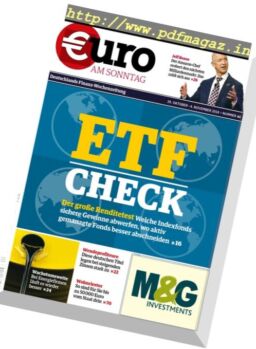 Euro am Sonntag – 29 Oktober 2016
