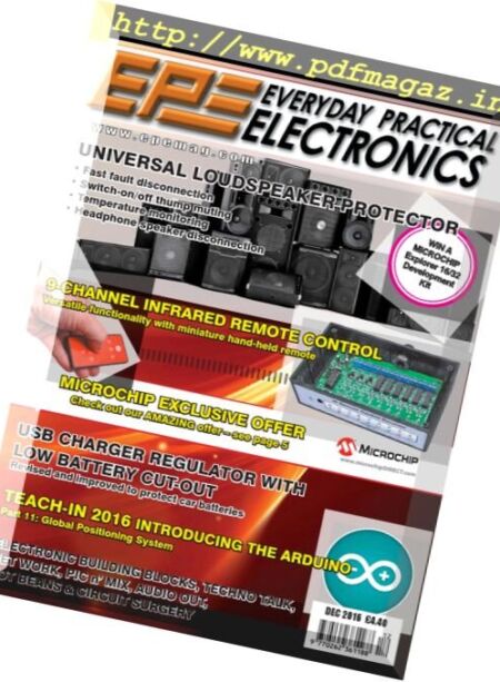 Everyday Practical Electronics – December 2016 Cover
