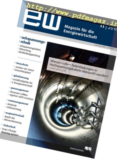 EW Magazin – Nr.11, 2016 Cover