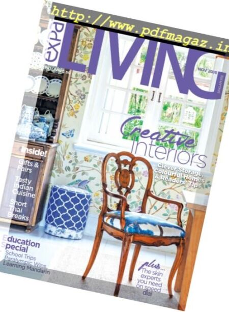 Expat Living Singapore – November 2016 Cover