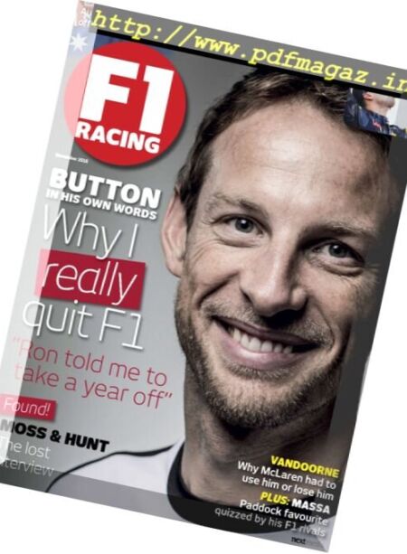 F1 Racing Australia – November 2016 Cover