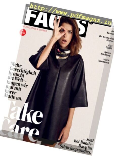 Faces Germany – Dezember 2016 Cover