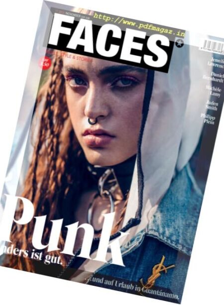 Faces Magazin – November 2016 Cover