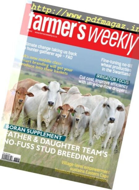 Farmer’s Weekly – 11 November 2016 Cover