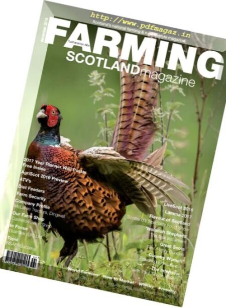 Farming Scotland – November-December 2016 Cover