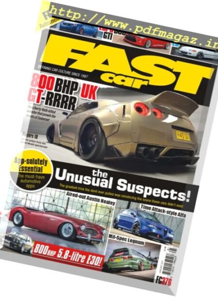 Fast Car – January 2017 Cover