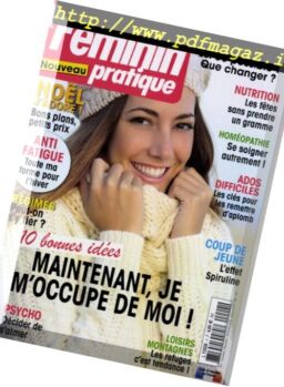 Feminin Pratique – Novembre 2016 – Janvier 2017