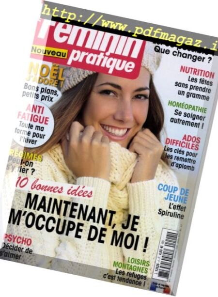 Feminin Pratique – Novembre 2016 – Janvier 2017 Cover