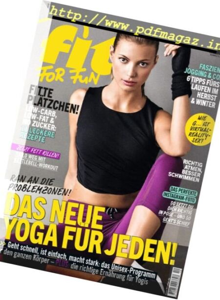 Fit For Fun – Dezember 2016 Cover