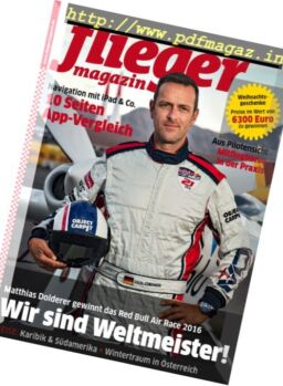 Fliegermagazin – Dezember 2016