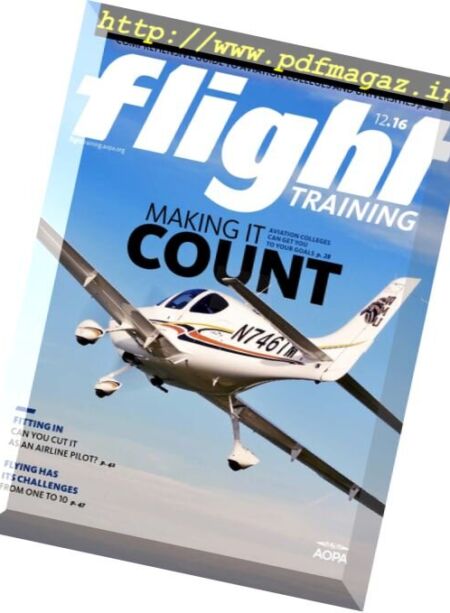 Flight Training – December 2016 Cover