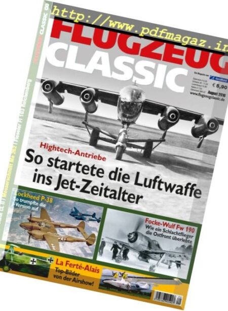 Flugzeug Classic – August 2016 Cover