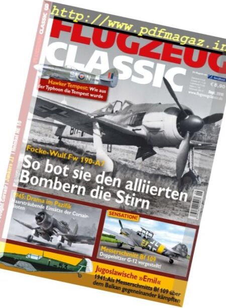Flugzeug Classic – September 2016 Cover