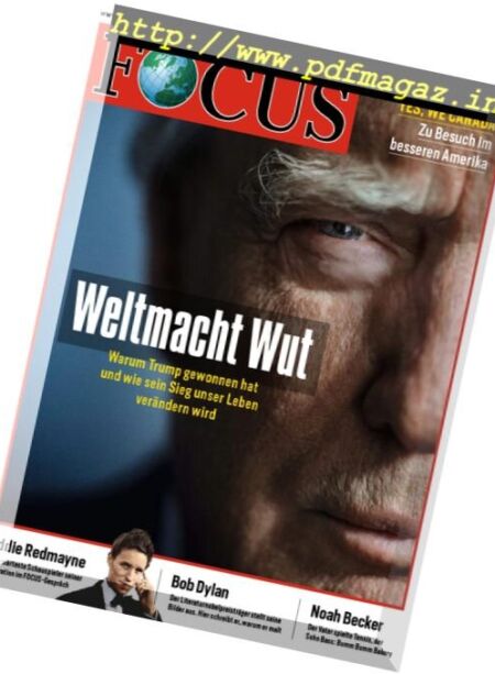 Focus – 12 November 2016 Cover