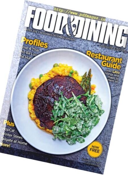 Food & Dining – Winter 2016 Cover
