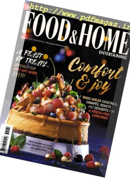 Food & Home Entertaining – December 2016 Cover