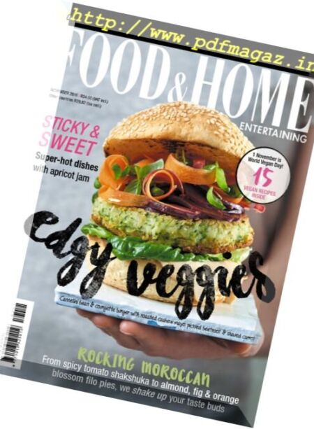 Food & Home Entertaining – November 2016 Cover