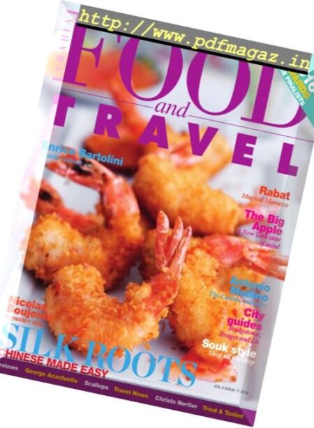 Food and Travel Arabia – Vol. 3, Issue 11, 2016 Cover