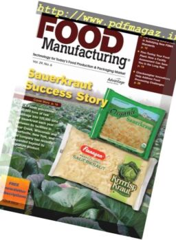 Food Manufacturing – November-December 2016