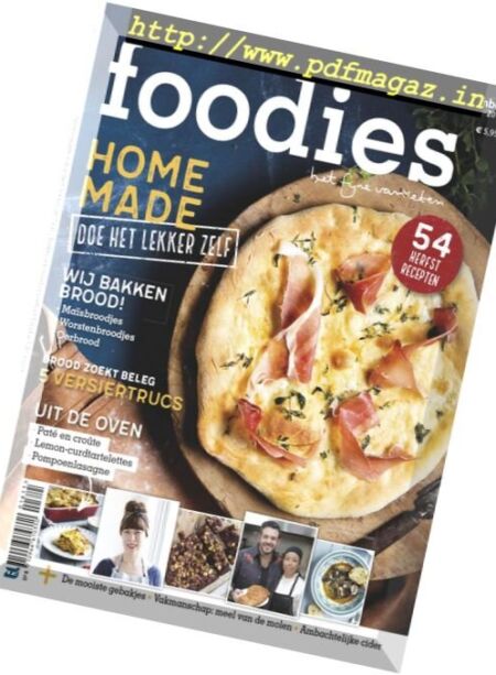 Foodies Netherlands – November 2016 Cover