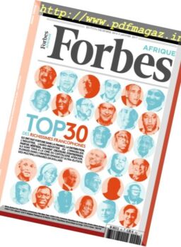 Forbes Afrique – Decembre 2016 – Janvier 2017