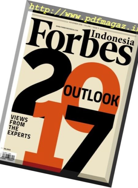 Forbes Indonesia – November 2016 Cover
