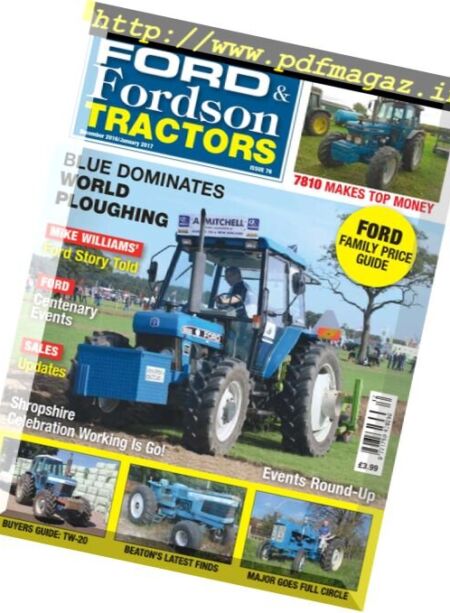Ford & Fordson Tractors – December 2016 – January 2017 Cover