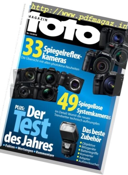 FotoMagazin – Nr.13 2016 Cover
