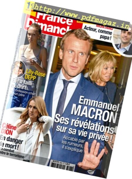 France Dimanche – 11 au 17 Novembre 2016 Cover