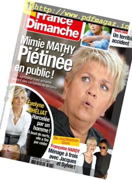 France Dimanche – 18 au 24 Novembre 2016 Cover