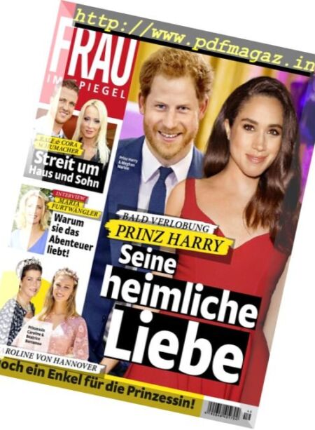 Frau im Spiegel – 9 November 2016 Cover