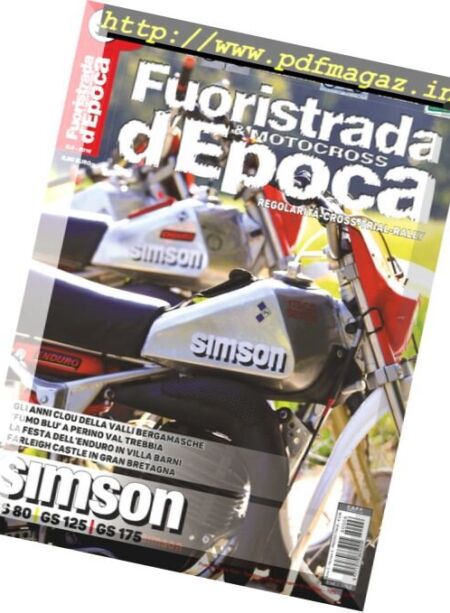 Fuoristrada & Motocross D’Epoca – Dicembre 2016 – Gennaio 2017 Cover