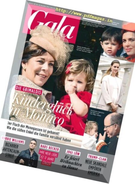 Gala Germany – 24 November 2016 Cover