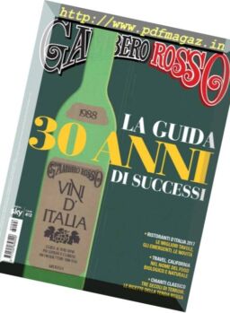 Gambero Rosso – Novembre 2016