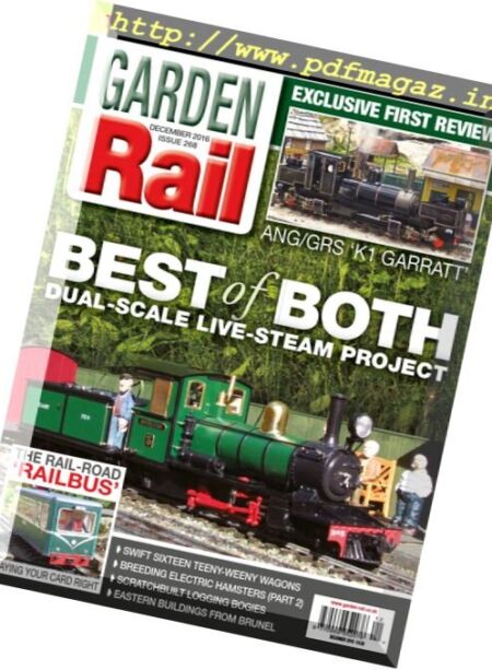 Garden Rail – December 2016 Cover