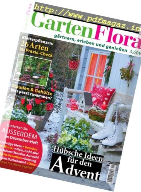 Garten Flora – Dezember 2016 Cover