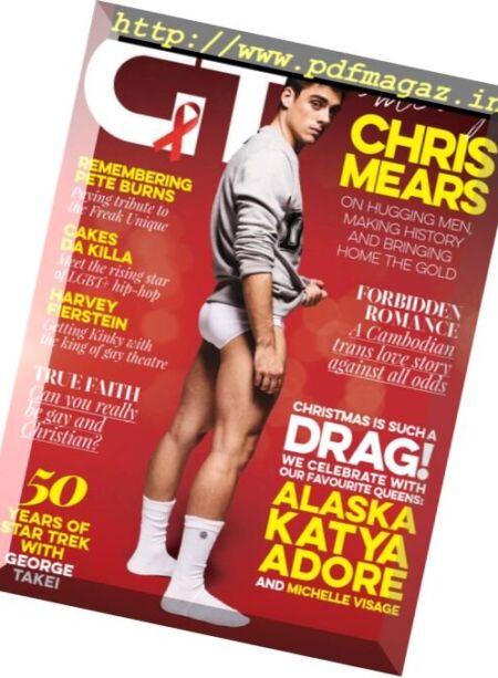 Gay Times – December 2016 Cover
