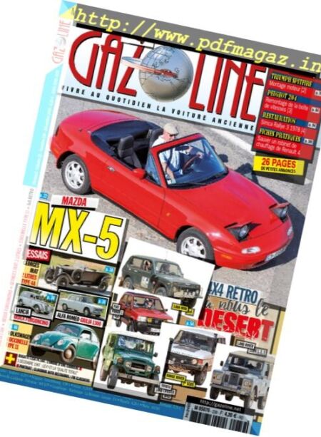 Gazoline – Decembre 2016 Cover