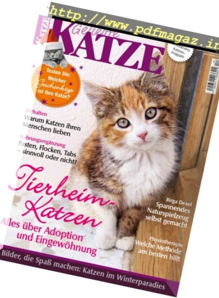 Geliebte Katze – Dezember 2016 Cover
