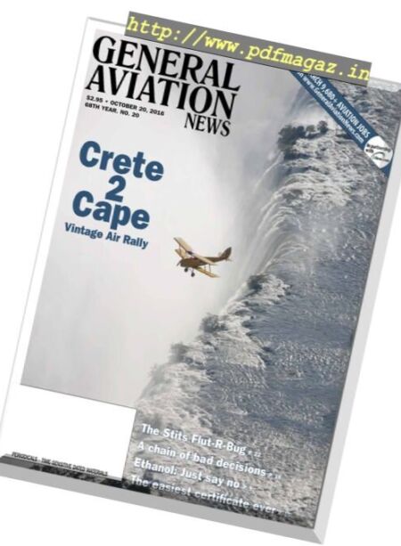 General Aviation News – 20 October 2016 Cover