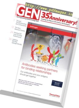 Genetic Engineering & Biotechnology News – 1 November 2016