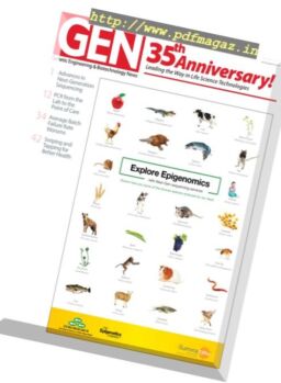 Genetic Engineering & Biotechnology News – 1 October 2016