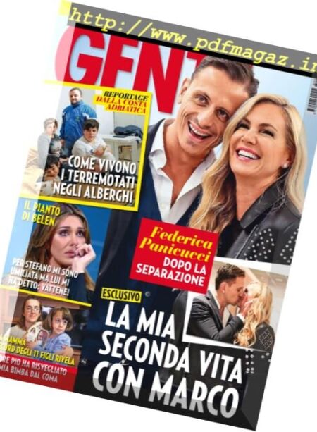 Gente Italia – 15 Novembre 2016 Cover