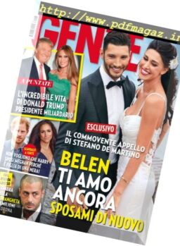 Gente Italia – 22 Novembre 2016