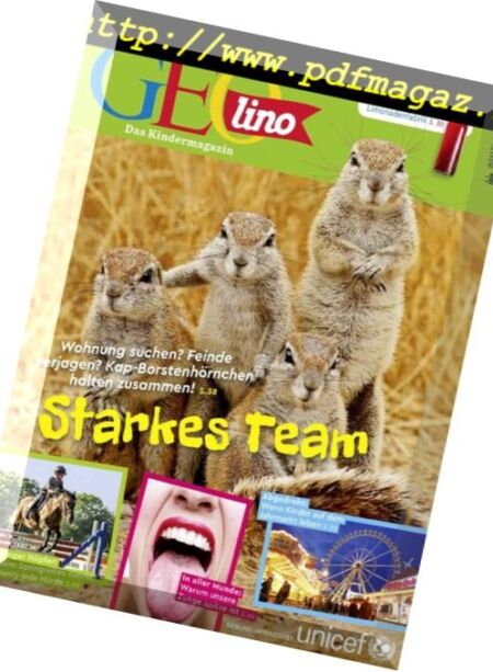 Geolino – November 2016 Cover